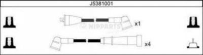 NIPParts J5381001 комплект проводов зажигания на NISSAN MICRA I (K10)