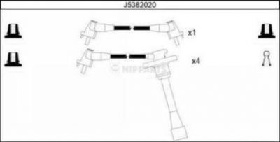 NIPPARTS Ккомплект проводов зажигания (J5382020)