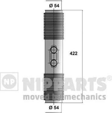 NIPParts N2840904 комплект пылника, рулевое управление на CHEVROLET LANOS седан