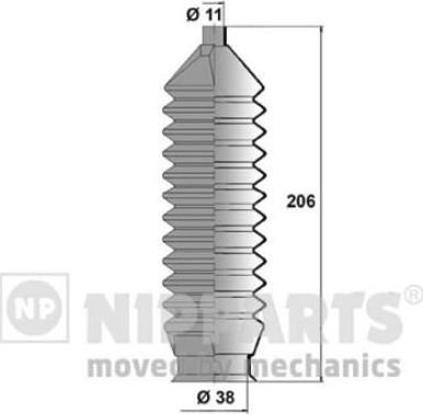 NIPParts N2843013 комплект пылника, рулевое управление на MAZDA 323 I (FA)