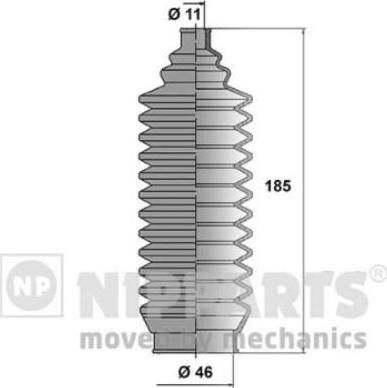 NIPParts N2845004 комплект пылника, рулевое управление на MITSUBISHI LANCER IV (C6_A, C7_A)