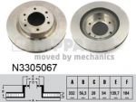 NIPPARTS Диск тормозной передний MITSUBISHI PAJERO IV 07- (4615A038, N3305067)