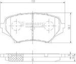 NIPParts N3603068 комплект тормозных колодок, дисковый тормоз на MAZDA MX-5 III (NC)