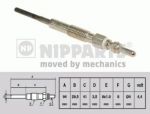 NIPParts N5710900 свеча накаливания на CHEVROLET NUBIRA седан