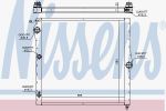 Nissens 60827 радиатор, охлаждение двигателя на X6 (E71, E72)