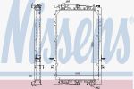 Nissens 61446A радиатор, охлаждение двигателя на DAF 85 CF