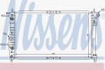 NISSENS Радиатор GM LEGANZA 1.8/2.0 98- (96351103, 616671)
