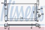 Nissens 62117A радиатор, охлаждение двигателя на FORD FIESTA фургон (FVD)