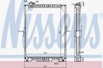Nissens 62524A радиатор, охлаждение двигателя на MERCEDES-BENZ SK
