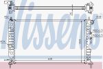 NISSENS Радиатор основной OPEL Vectra B 1.6/1.8/2.0L all МКПП 95-02 (630121)