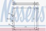 NISSENS 63854A Радиатор охлаждения двигателя (63854A)