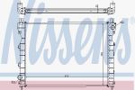 NISSENS Радиатор LAND ROVER FREELANDER 1.8/2.5/2.0TD 00- (PCC000320, 64310A)