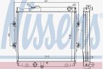 Nissens 646914 радиатор, охлаждение двигателя на TOYOTA HILUX II пикап (LN8_, RN5_, LN6_, YN6_, YN5_, LN5_, RN6_)