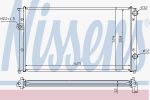 Nissens 65243A радиатор, охлаждение двигателя на VW PASSAT Variant (3A5, 35I)