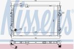 NISSENS NS68733_радиатор системы охлаждения! Nissan Qashqai 1.6DCi 07> (68733)