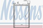 Nissens 70526 теплообменник, отопление салона на 3 (E90)