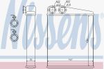 NISSENS Теплообменник, отопление салона (72047)