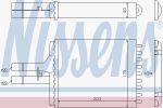 NISSENS Радиатор отопителя OPEL VECTRA B без кондиционера 1,6-2,6L 95-03 (1843107, 72656)