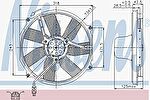 Nissens 85151 Вентилятор радиатора MB W140 2.8-6.0 91-99