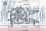 Nissens 85160 вентилятор, охлаждение двигателя на FIAT PUNTO (188)