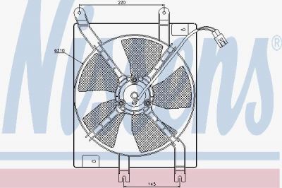 NISSENS Вентилятор радиатора (Nissens) (85356)