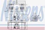 Nissens 87141 вентилятор салона на DAF 75 CF