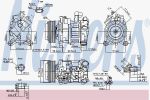 Nissens 890218 компрессор, кондиционер на 6 купе (F13)