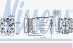 Nissens 89145 компрессор, кондиционер на PEUGEOT EXPERT фургон (222)
