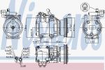 Nissens 89253 компрессор, кондиционер на HYUNDAI ACCENT I (X-3)