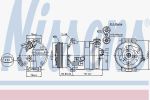 Nissens 89258 компрессор, кондиционер на FIAT BRAVA (182)