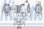 Nissens 89322 компрессор, кондиционер на OPEL ASTRA G универсал (F35_)
