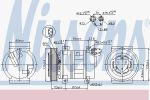 Nissens 89330 компрессор, кондиционер на FIAT STILO (192)