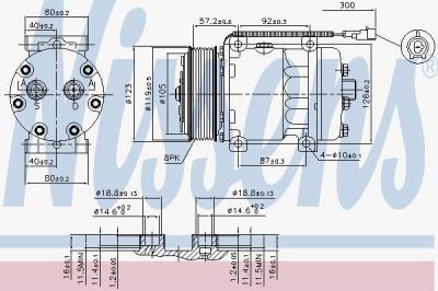 Nissens 89416 компрессор, кондиционер на IVECO EuroCargo