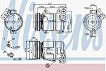 NISSENS NS89519_компрессор кондиционера!ZEXELSuzuki Grand Vitara 2.7i 06> (89519)