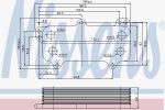 Nissens 90684 Радиатор масляный VW TOUAREG/T5 2.5TD 02-