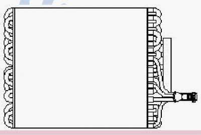 Nissens 92135 испаритель, кондиционер на VW POLO CLASSIC (6KV2)