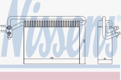 Nissens 92177 испаритель, кондиционер на X3 (E83)