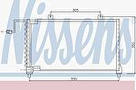 Nissens 94015 конденсатор, кондиционер на MAZDA 626 III (GD)