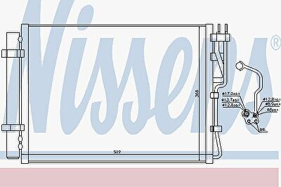Nissens 940252 конденсатор, кондиционер на HYUNDAI ix20 (JC)