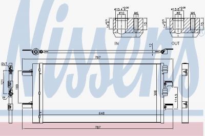 Nissens 940509 конденсатор, кондиционер на MINI MINI (F56)