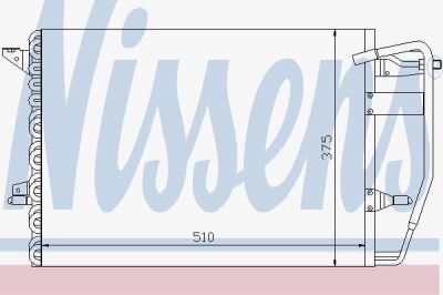 NISSENS 94192 Конденсер ESCORT 1.3-1.8/1.8TD 90-99 (FD5178) (94192)