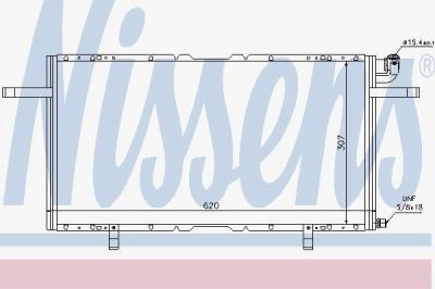 Nissens 94686 конденсатор, кондиционер на OPEL FRONTERA B (6B_)