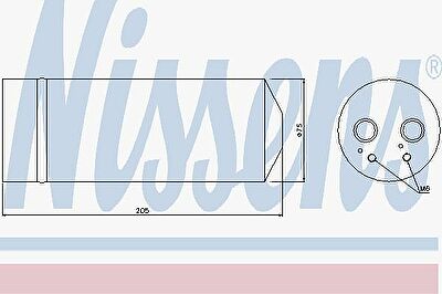 NISSENS Осушитель кондиционера VAG A4 12/04-> 8E0820193F (8E0820193E, 95352)