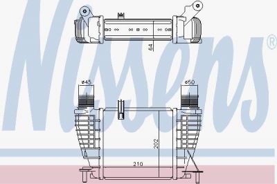 Nissens 96396 интеркулер на NISSAN NOTE (E11)