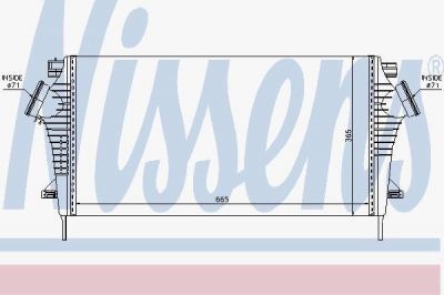 NISSENS Интеркулер: Insignia/08- /1.4/1.6/2.0D/2.0/2.8 (96554)