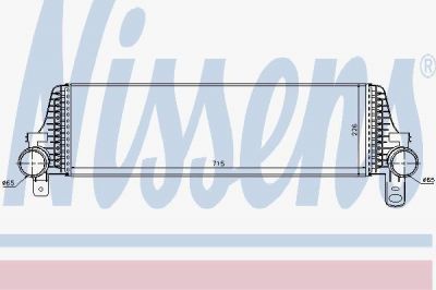 Nissens 96571 интеркулер на VW MULTIVAN V (7HM, 7HN, 7HF, 7EF, 7EM, 7EN)