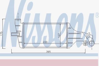 Nissens 96789 интеркулер на OPEL ASTRA G седан (F69_)