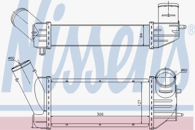 Nissens 96790 интеркулер на PEUGEOT PARTNER фургон (5)