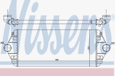 Nissens 96849 интеркулер на FIAT ULYSSE (220)