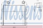 Nissens 97080 интеркулер на SCANIA P,G,R,T - series